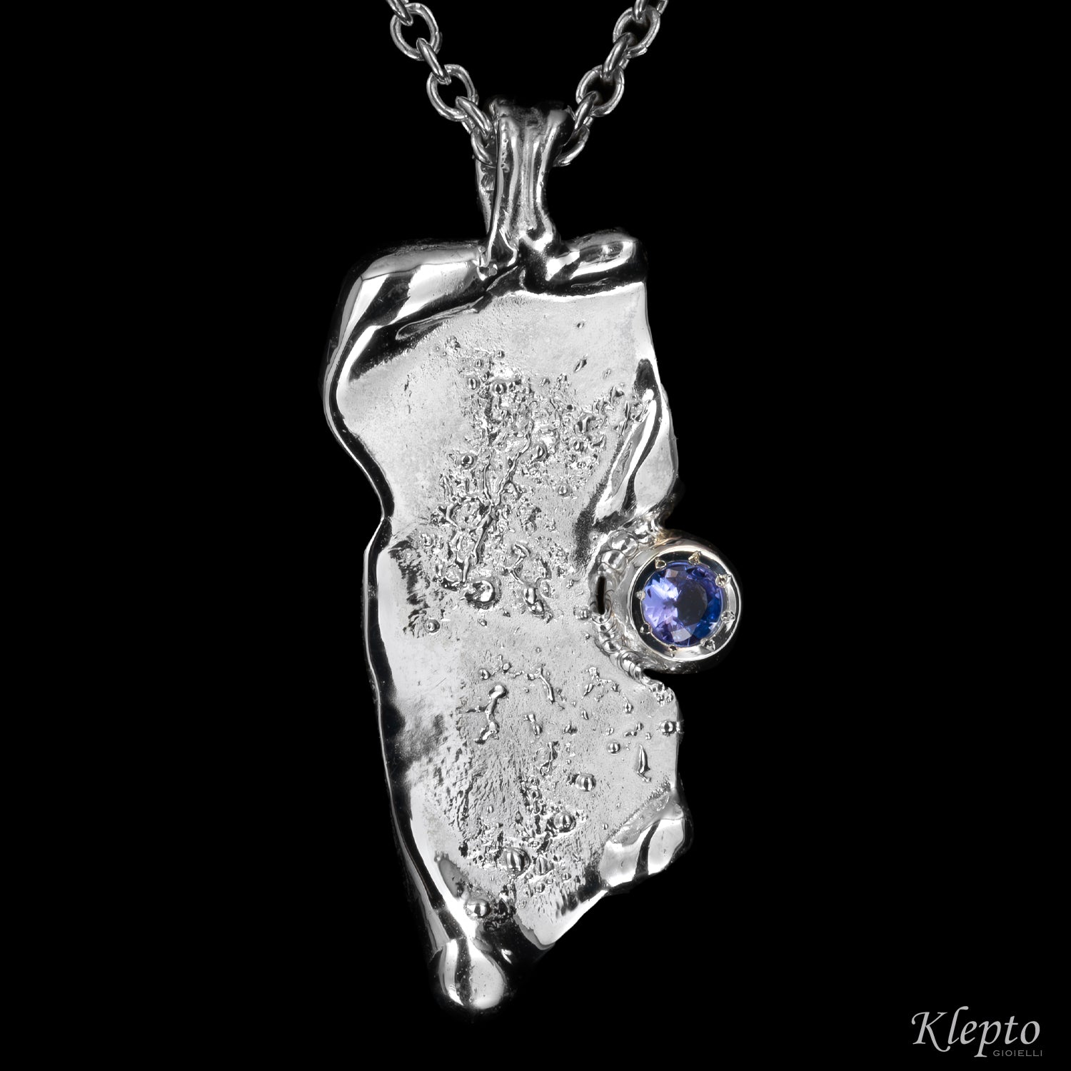 Silnova® “Oasi” Silver Pendant with Gemstones