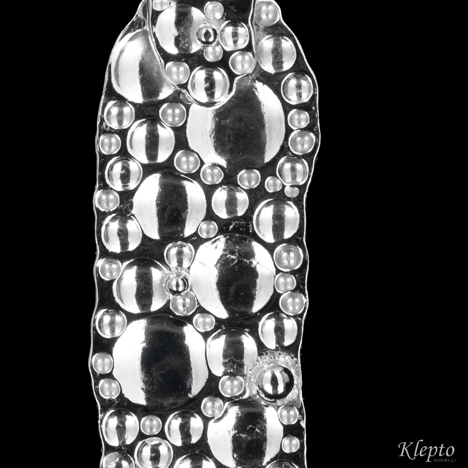 Hammered Silver Silnova® Pendant