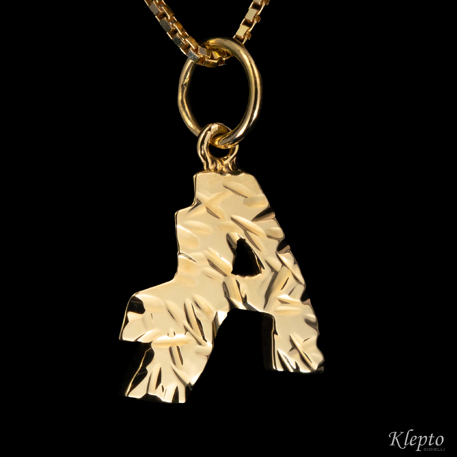Pulsar Letter Gold Pendant