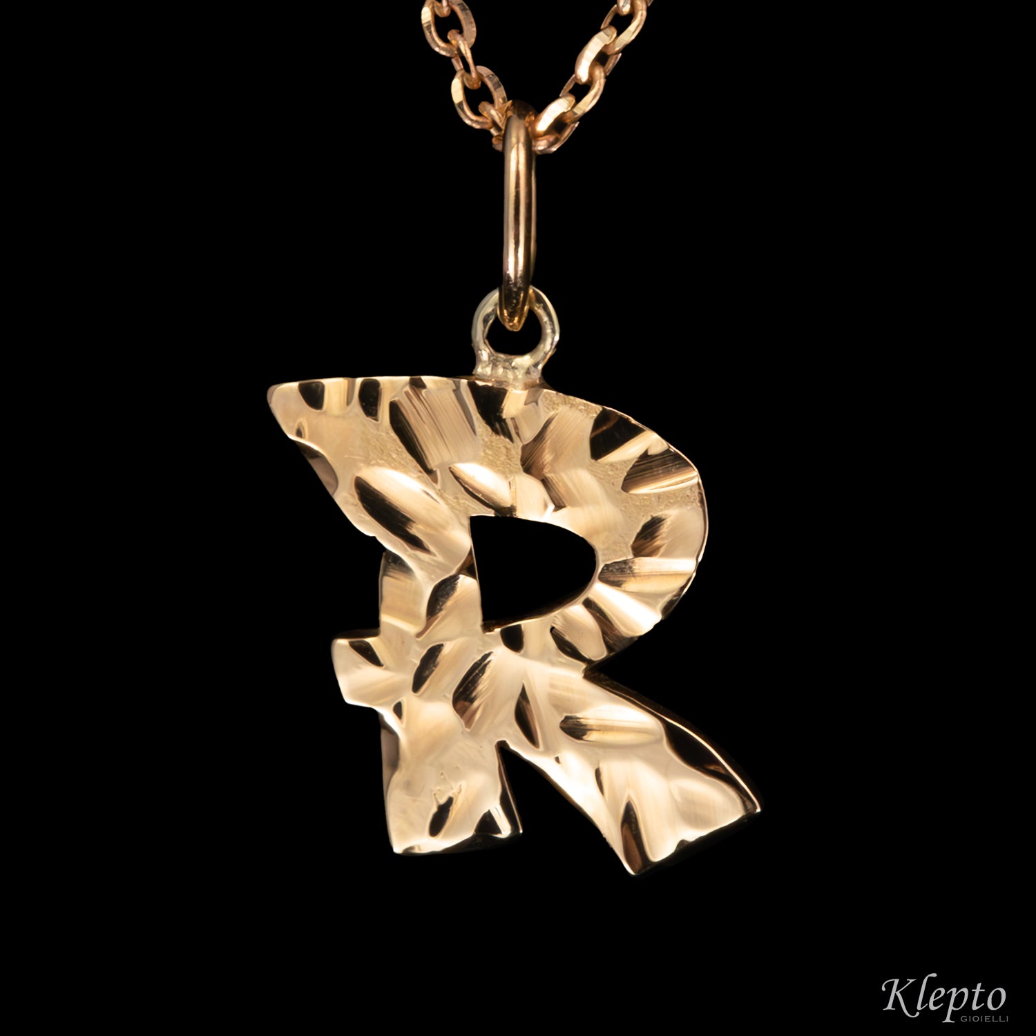Pulsar Letter Gold Pendant
