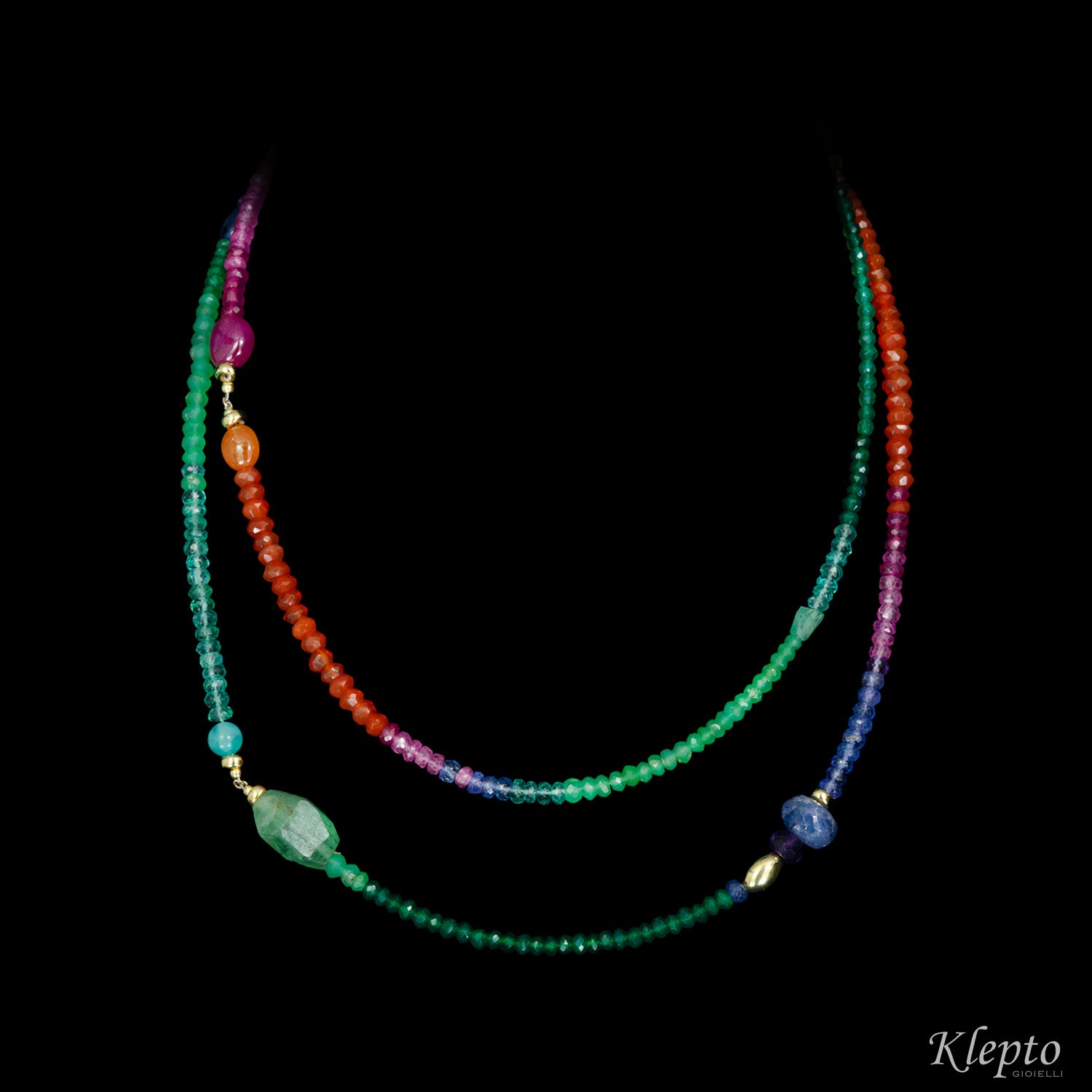 Long Rainbow necklace