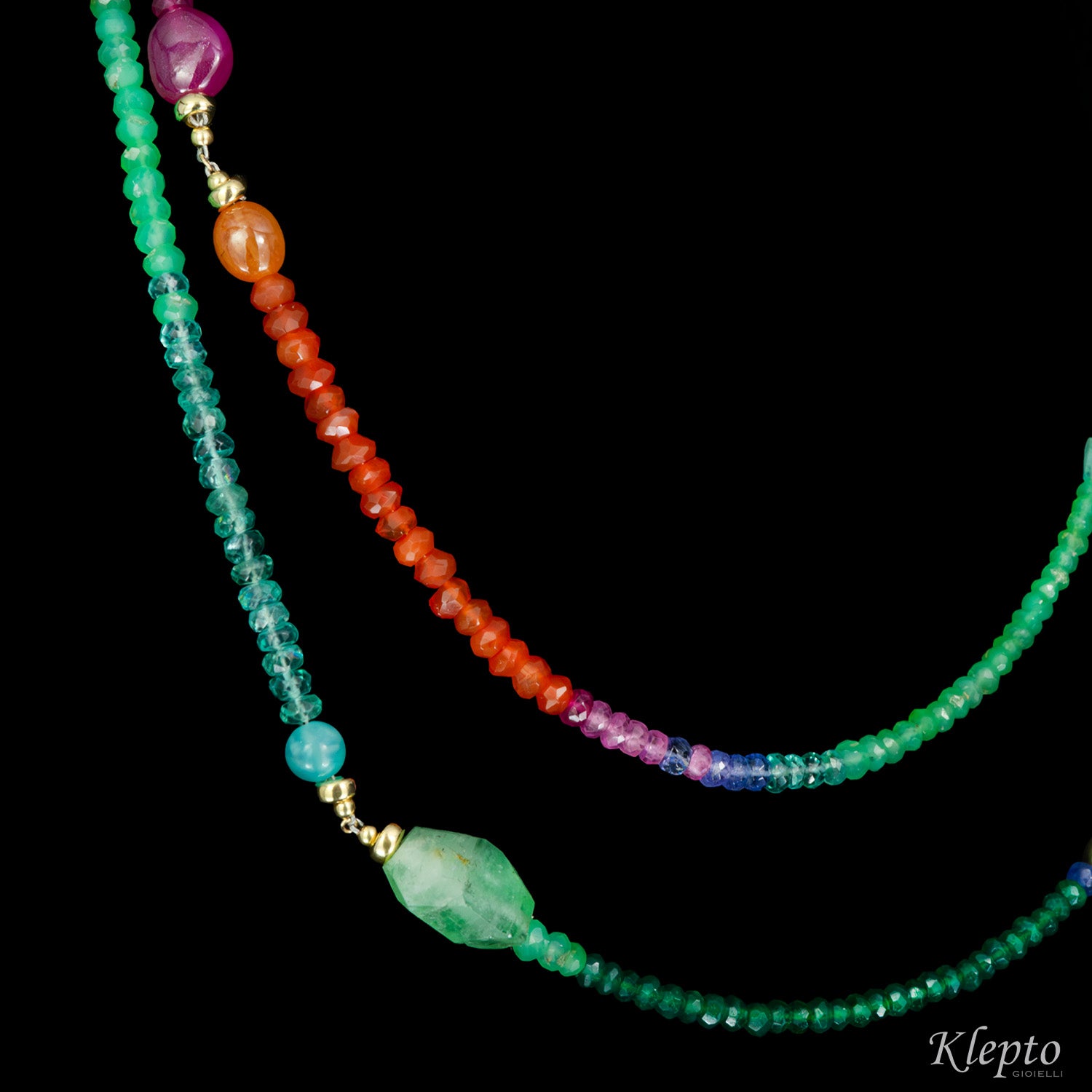 Long Rainbow necklace