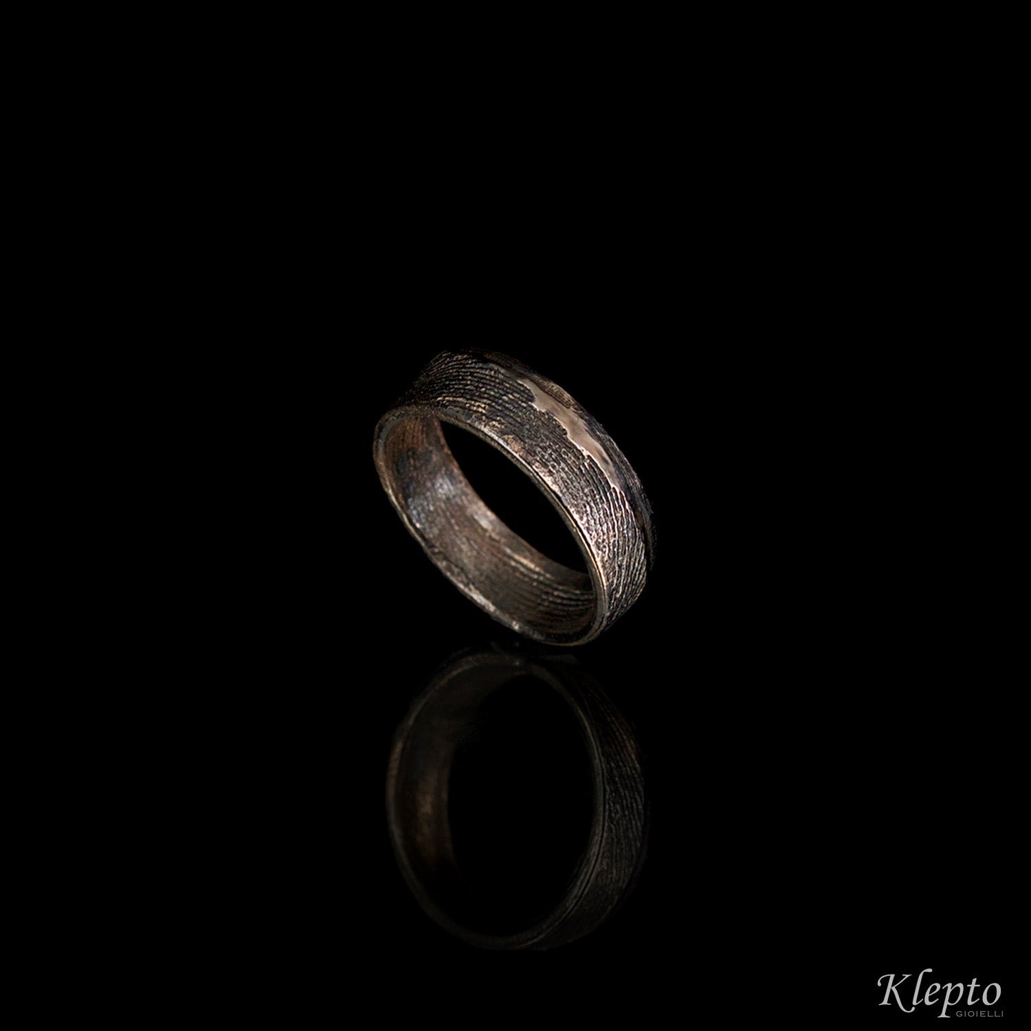 Wedding ring Sabbia nera