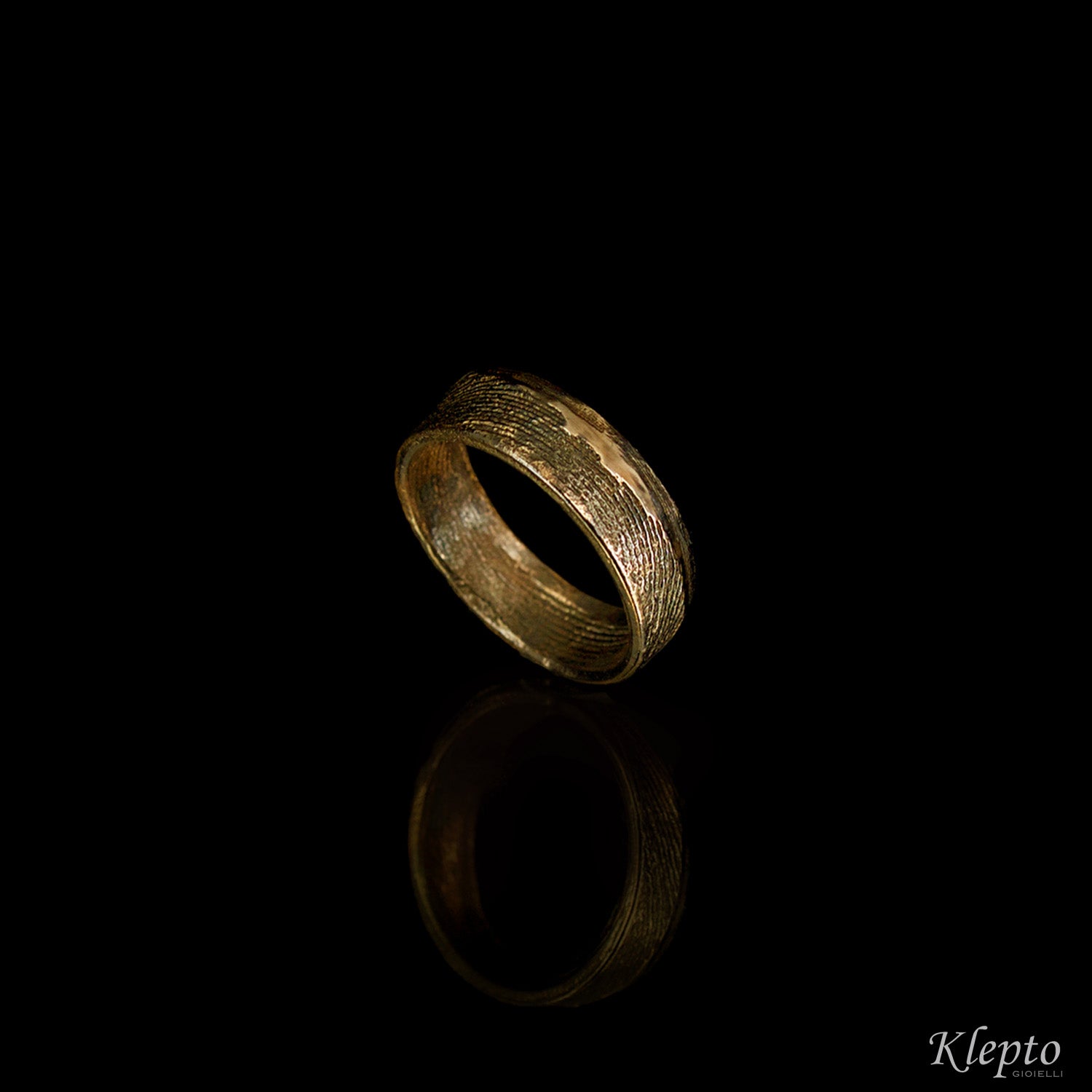 Wedding ring Sabbia nera