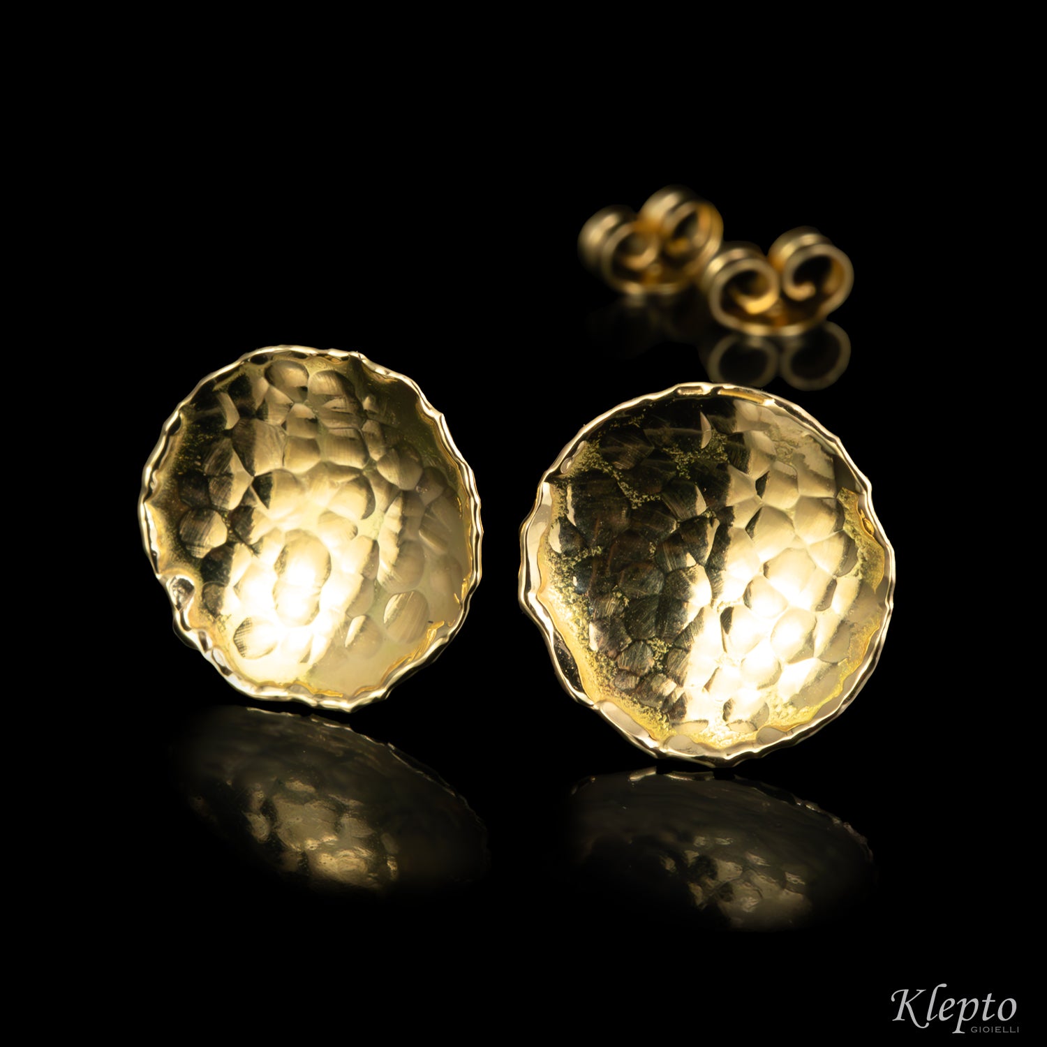 Gold earrings 'Teresina'