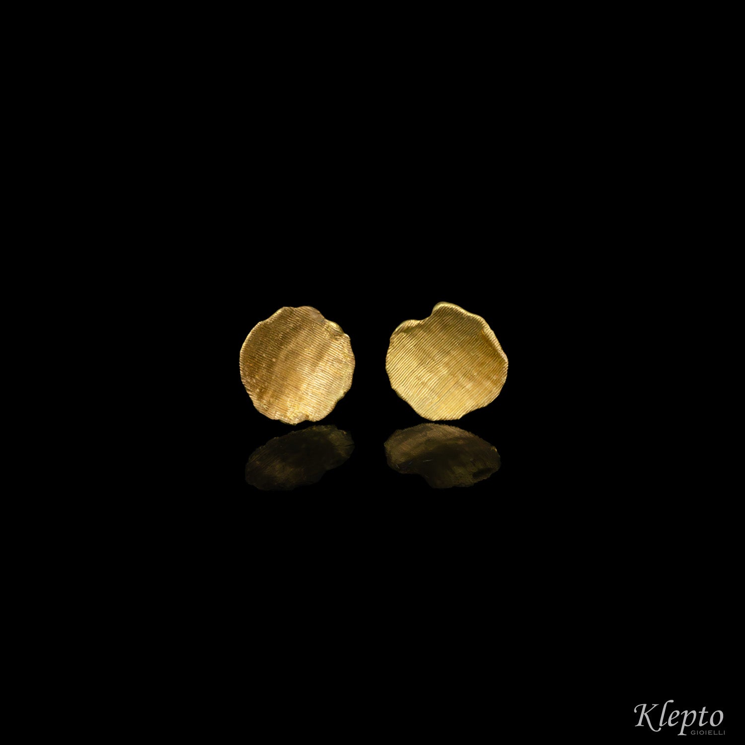 "Teresina" yellow gold earrings
