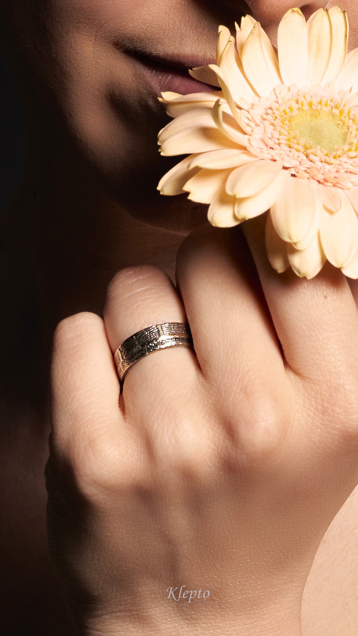 Wedding ring Sabbia nera